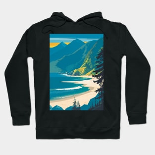 Lovely Beach Waves Lapping on the Shore Hoodie